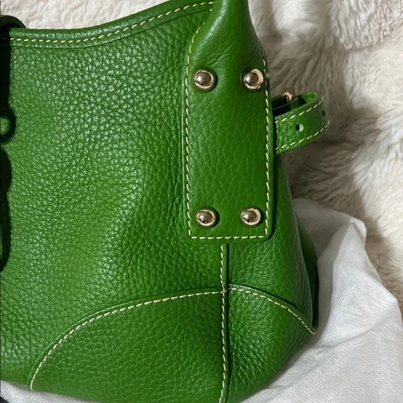 Dooney & Bourke Vibrant Green Shoulder Bag - Picture 5 of 13